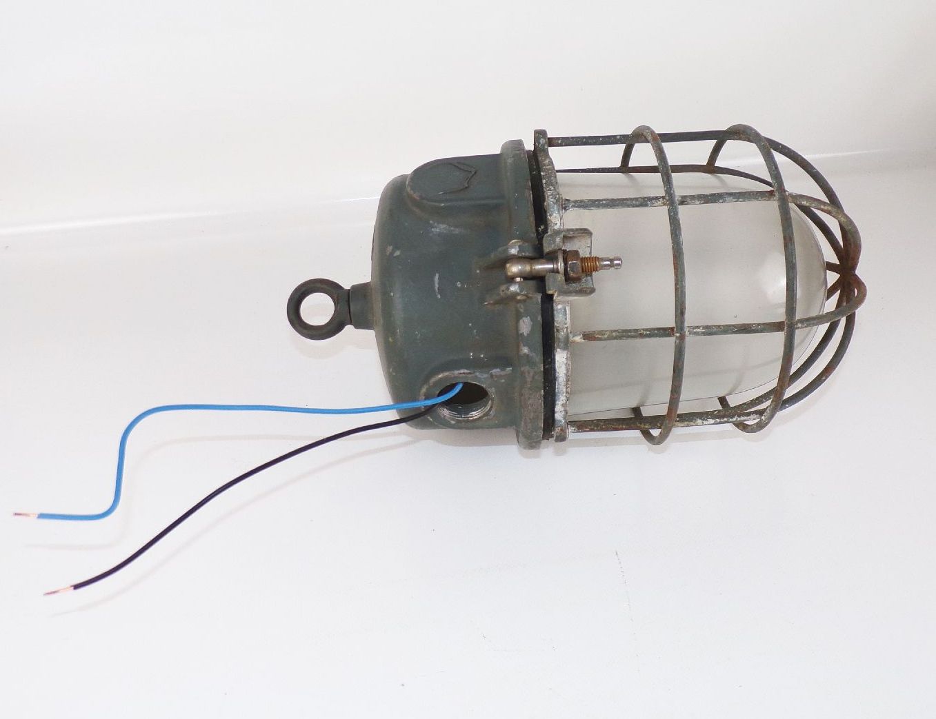 Bunkerlampe Gitter E27 Gitter Rund Loft Industrie Design Pendelleuchte Bunkerlampe Gitter E27 Gitter Rund Loft Industrie Design Pendelleuchte