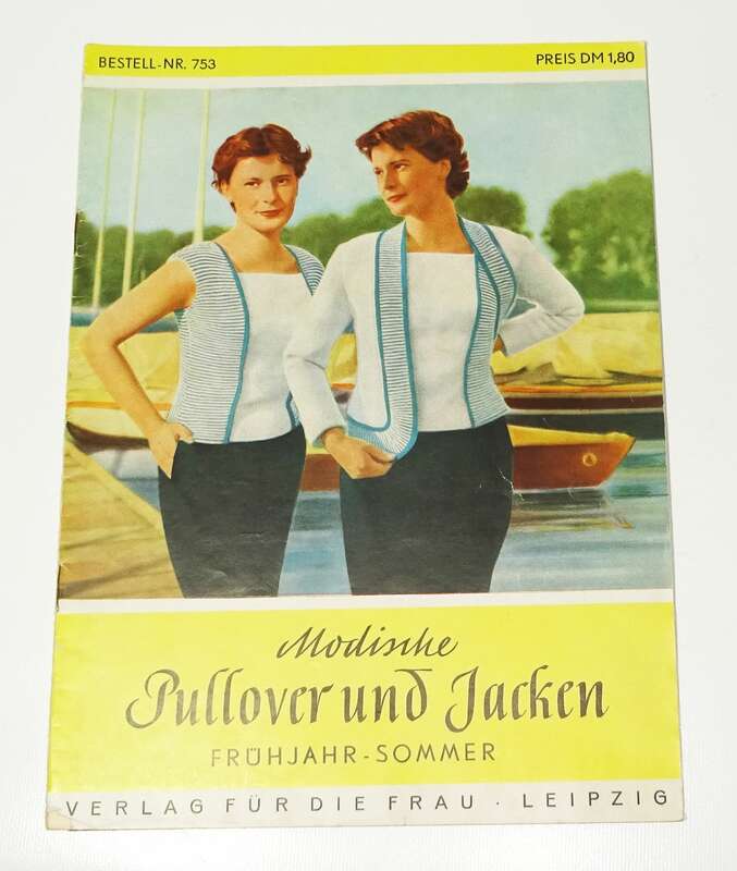 Modische Pullover und Jacken Bestell Nr 753 Frühjahr Sommer Schnittmuster