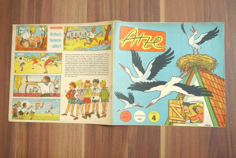 Atze Abschied von Afrika Jahrgang 1961 Heft 4 DDR Comic