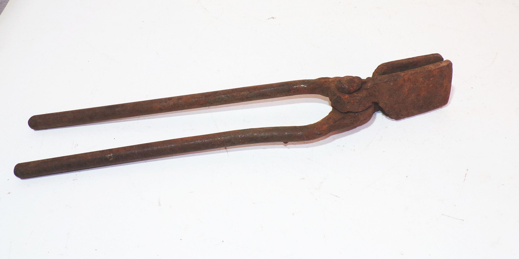 Alte Schmiedezange Schmied Werkzeug vintage