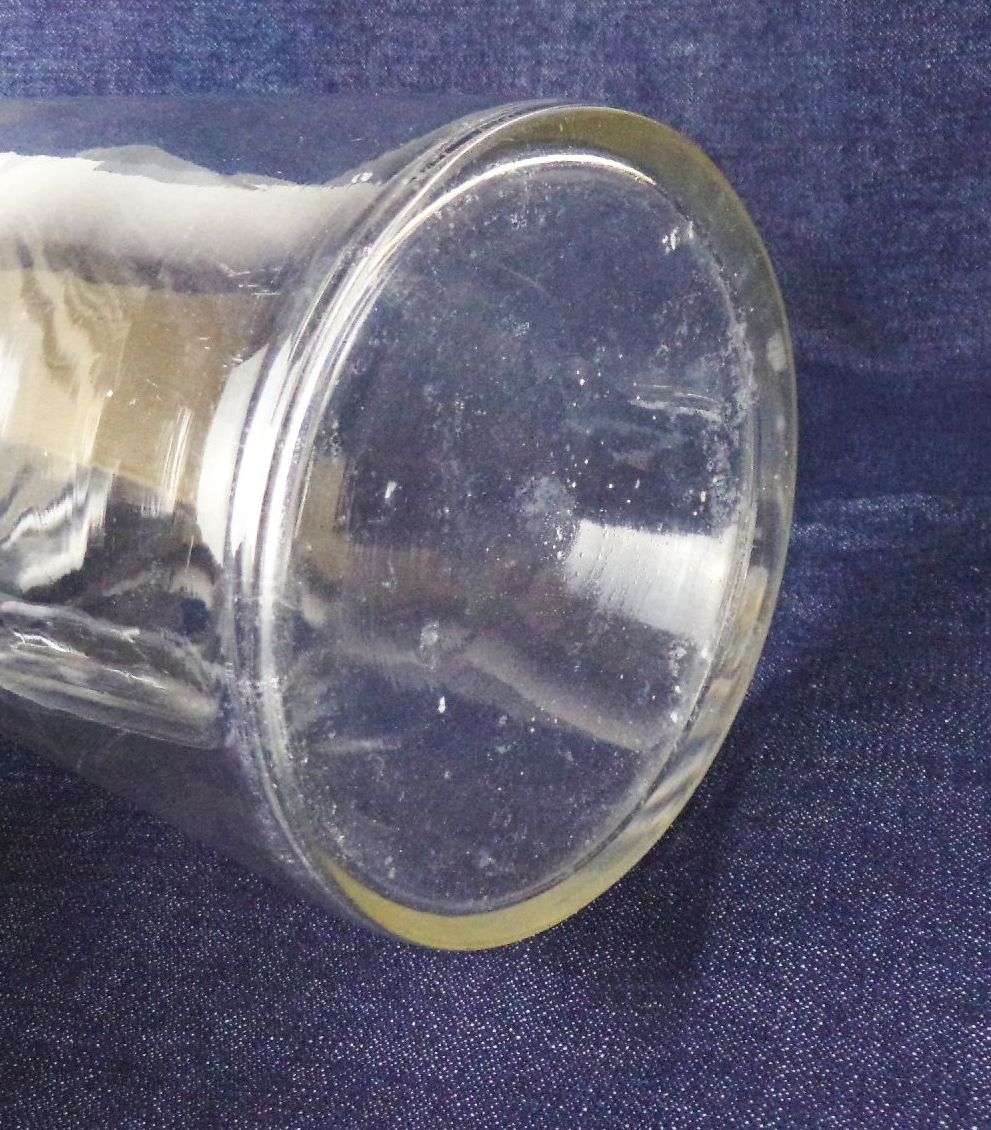 Altes Bonbonglas Transparent Deckel Glas Vintage Altes Bonbonglas Transparent Deckel Glas Vintage