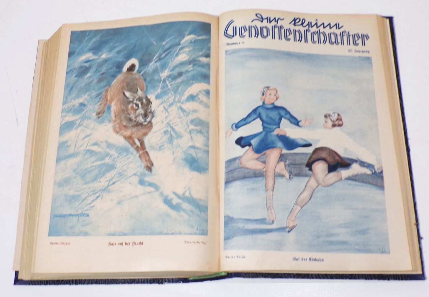 Der kleine Genossenschafter 1933 bis 1938 gebundene Kinderzeitung 