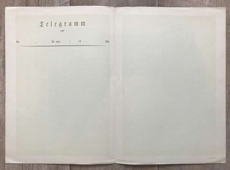 Telgramm Mappe Erasmusdruck Bruder Krause Berlin Kinder Engel Schulanfang