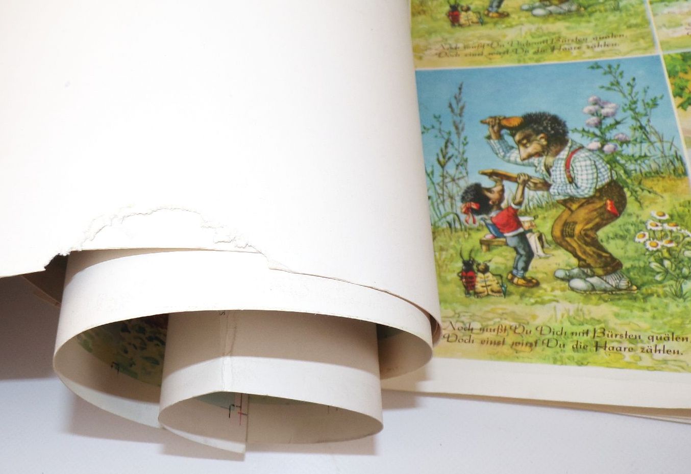 Druckbögen Muster DDR Ansichtskarten Postkarten Mecki Blumen Künster 