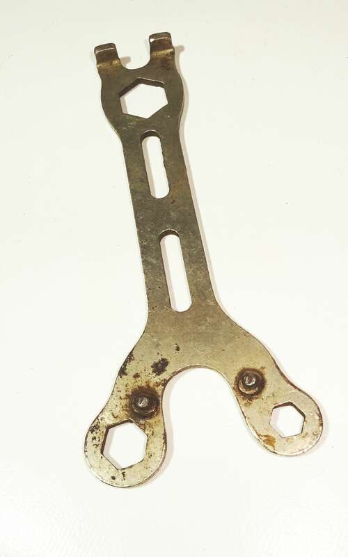 Naumann Werkzeugschlüssel 2 Stück Abzieher Fahrradschlüssel Nabenschlüssel