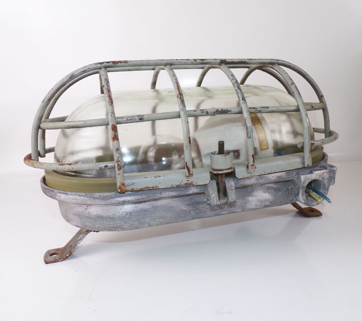 Alte Kellerlampe Bunkerlampe Gitter E27 Ex Loft Industrie Design Alte Kellerlampe Bunkerlampe Gitter E27 Ex Loft Industrie Design