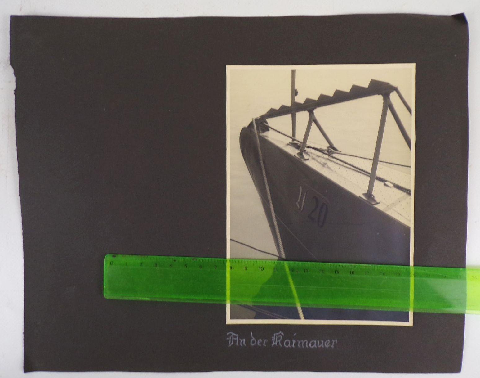 2 x Foto Sassnitz Hafen U Boot 2 Wk U20 