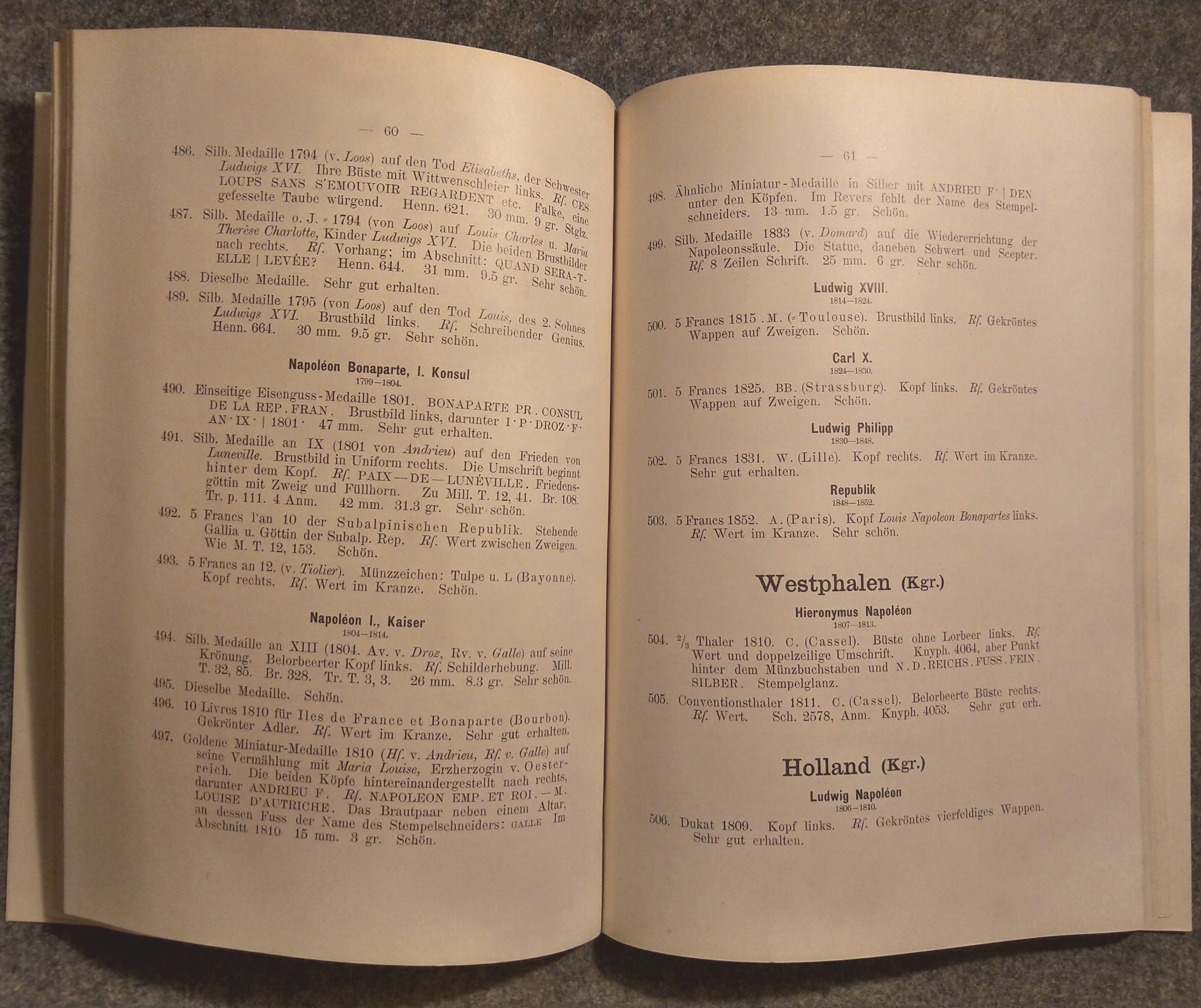 Collection Korn Berlin 1906 Münzen Katalog Versteigerung Sammlung Collection Korn Berlin 1906 Münzen Katalog Versteigerung Sammlung