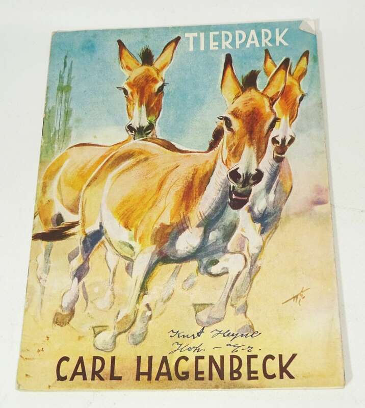 Tierpark Carl Hagenbeck Zoo Hamburg altes Heft