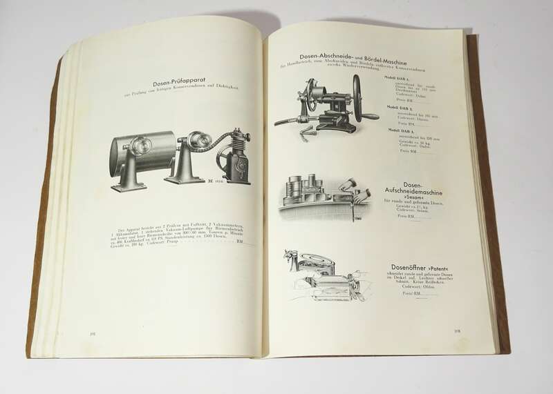 Katalog Richard Heike Berlin Fleischerei Maschinen Metzger Wurst Konserven Fabrik 1932