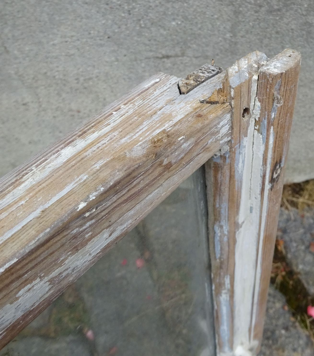 Altes Fenster 27 cm x 59 cm Holz Sprossenfenster Altes Fenster 27 cm x 59 cm Holz Sprossenfenster