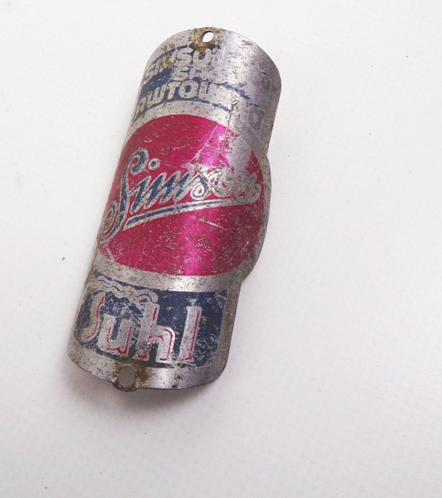 Simson Fahrrad Emblem Steuerkopfschild vintage