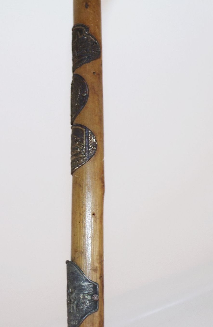 Alter Wanderstock Kinder Spazierstock Oybin Bieleboh Rudelsburg Holzstock