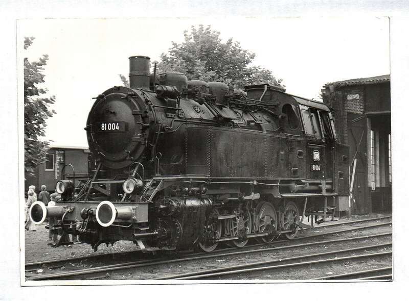 Foto 81 004 Dampflok DB Dampflokomotive 1960er, 1970er