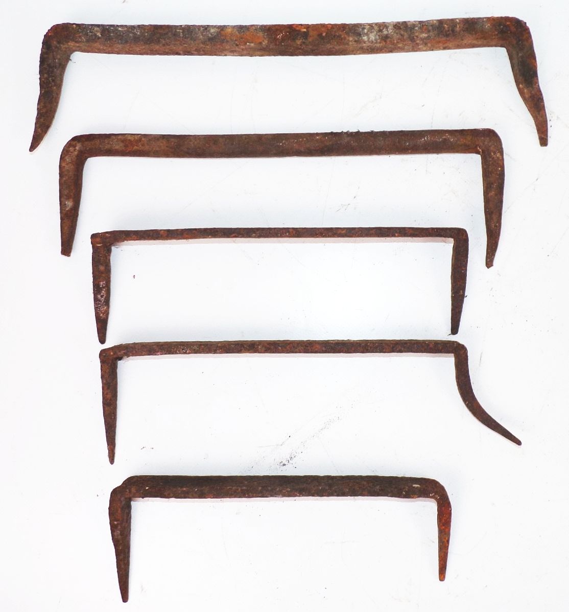 Bauklammern 5 Stück Eisen Klammer vintage