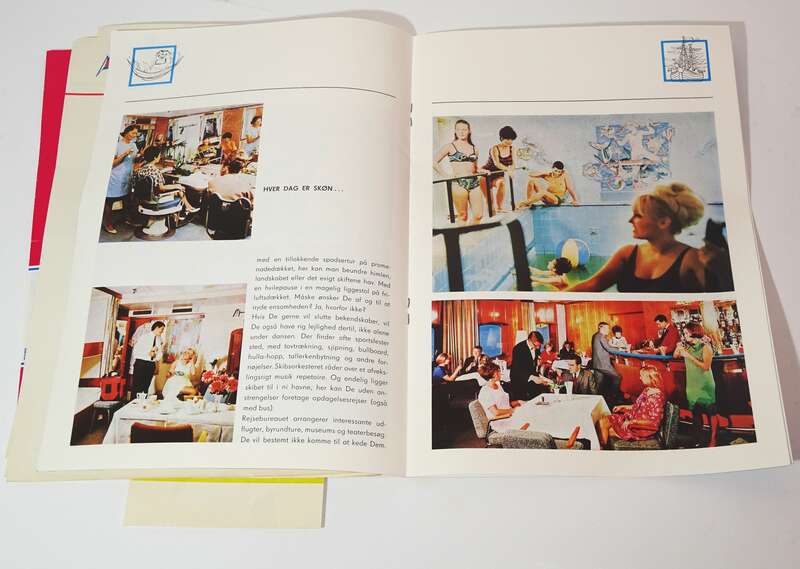 MS Völkerfreundschaft dänisch Speisekarten Programm 1971 DDR 