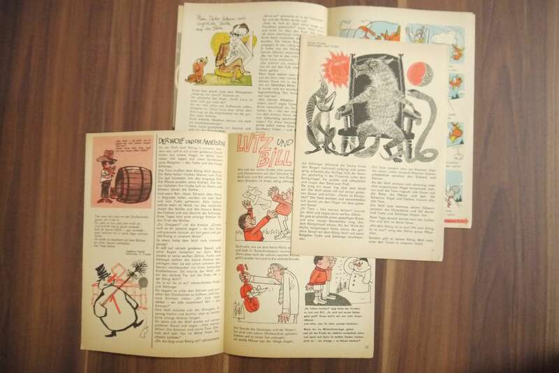 DDR Comic Extrablatt zum 10 Jahrestag von Atze 1965 Heft 1