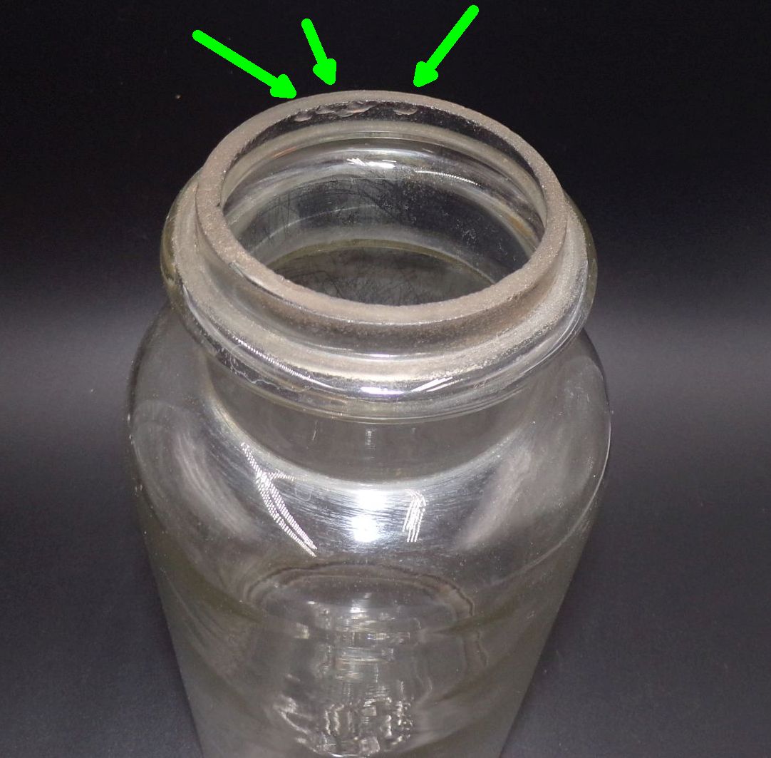 Altes Noris Bonbonglas Einmachglas Vorratsglas 2 Liter mit Deckel Deko