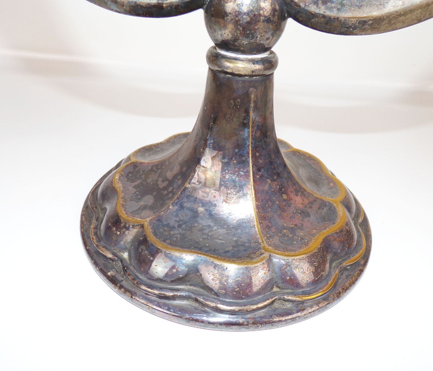 Alter Kerzenständer Kerzenhalter 2armig Metall Shabby Chic Alter Kerzenständer Kerzenhalter 2armig Metall Shabby Chic