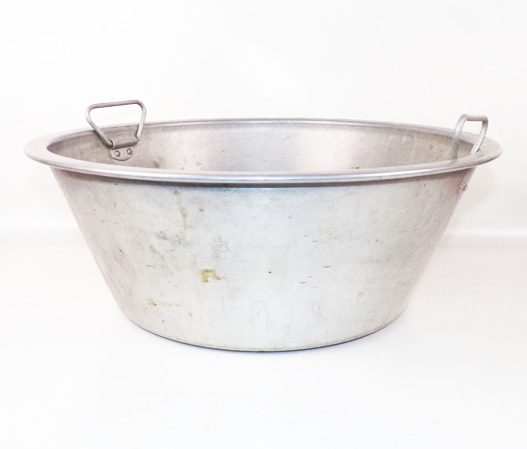 Alte Schüssel Alu Waschschüssel Schlachterschüssel Küchen Schüssel mit Griffen