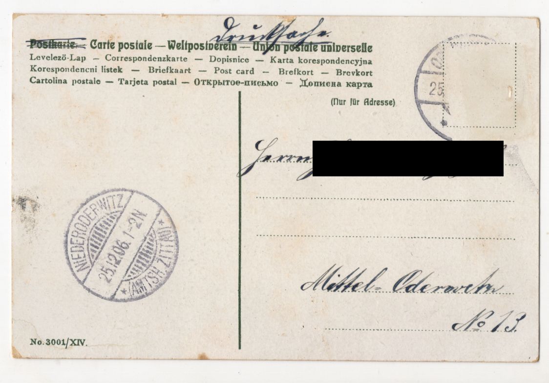 Litho Ak Weihnachtsmann grüner Mantel mit Kind Weihnachtsbaum 1906