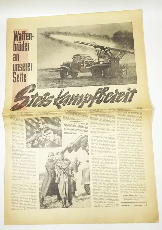 Volksarmee Sonderausgabe zum Tag der NVA 1 März 1961 DDR