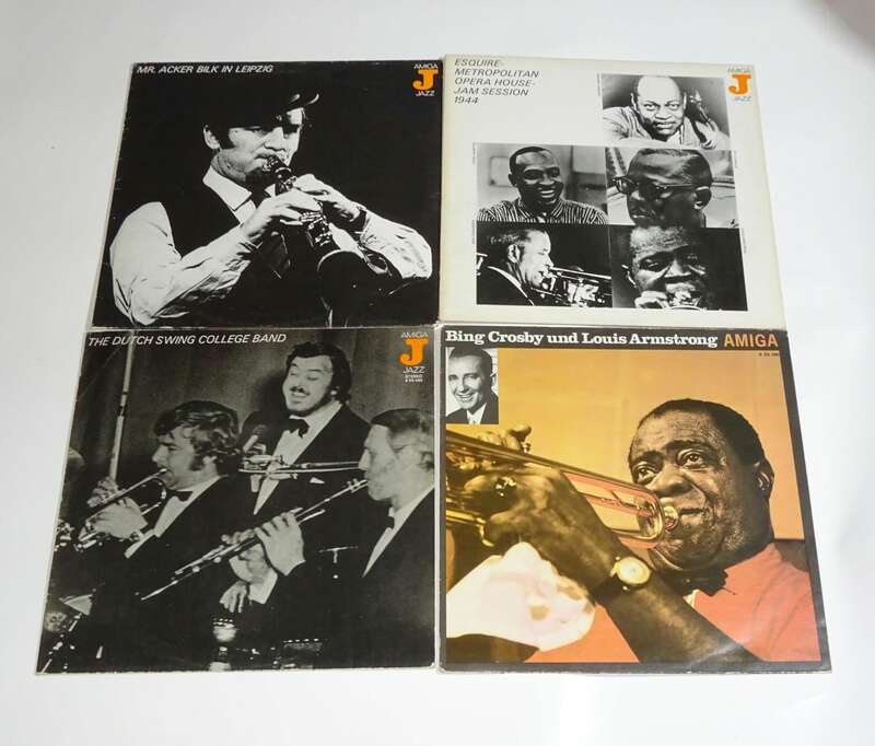 Sammlung Jazz Schallplatten meist Amiga DDR 32 Stück