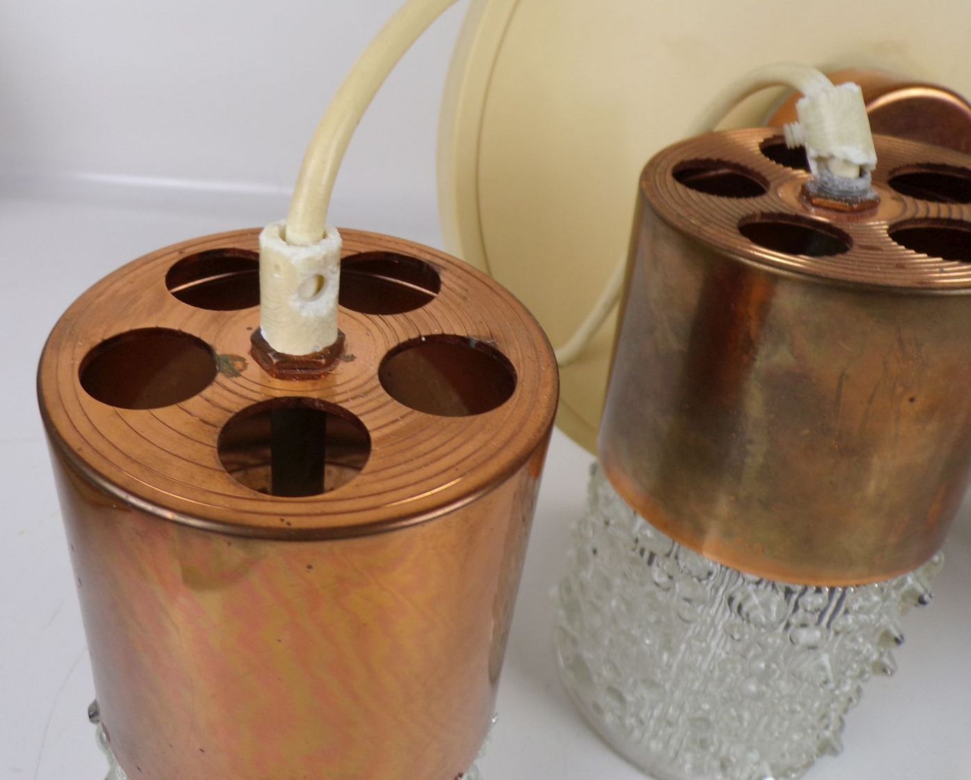 Alte Deckenleuchte Pendellampe 1970er DDR Kaskadenlampe Alte Deckenleuchte Pendellampe 1970er DDR Kaskadenlampe