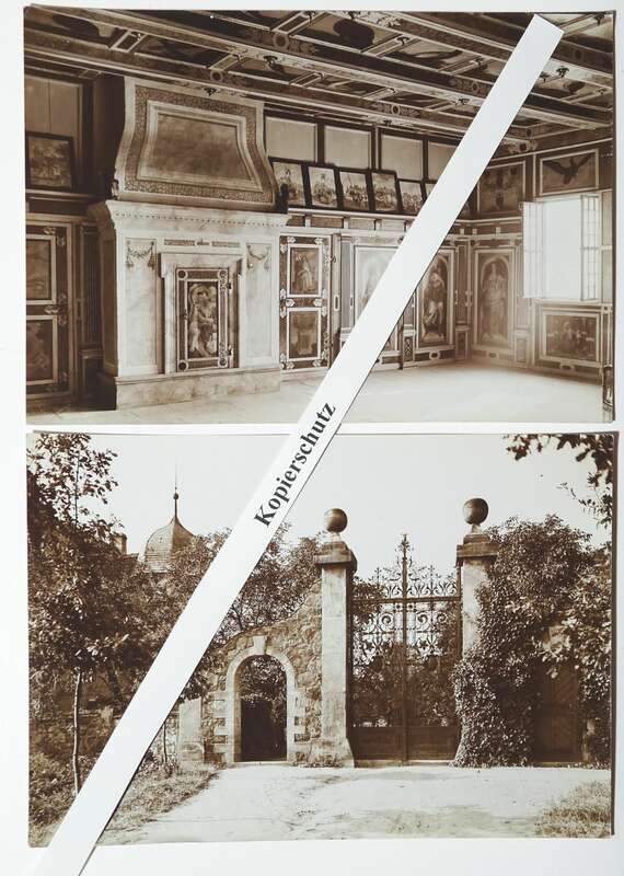 Foto Konvolut Radebeul 1908 Hoflössnitz Ofen Innenansichten