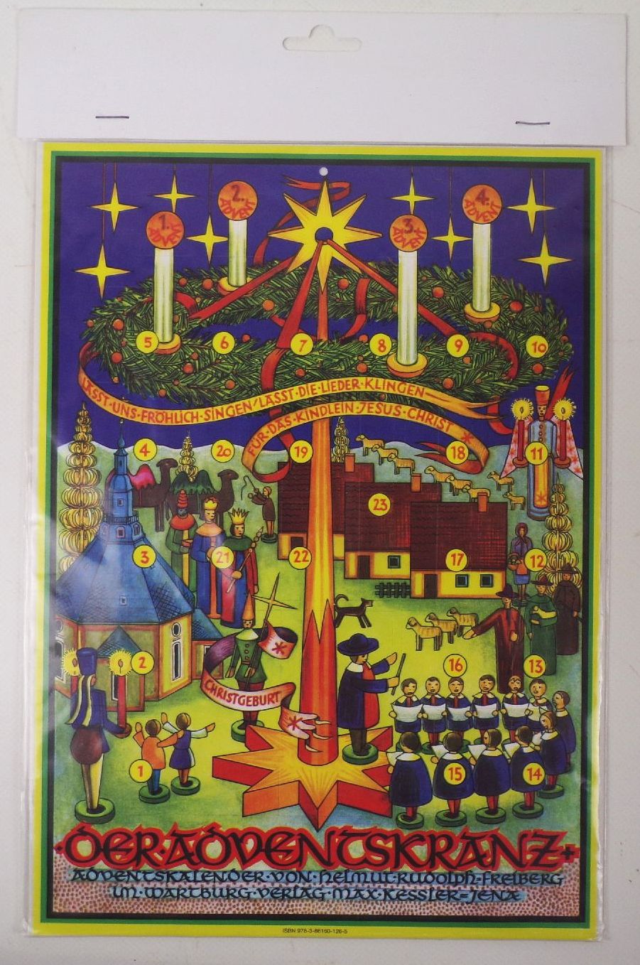 Adventskalender Der Adventskranz Helmut Rudolph Freiberg Reprint