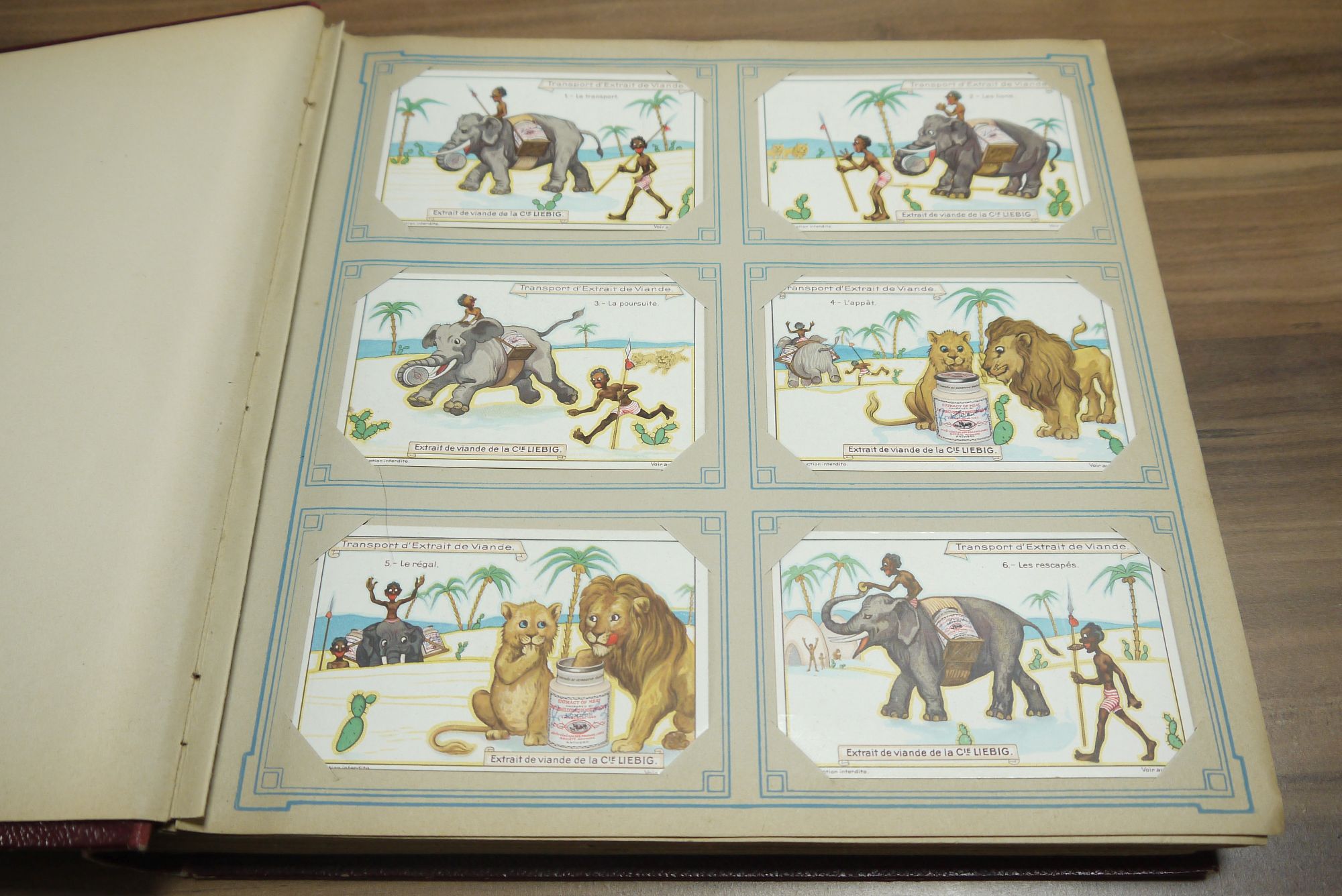 Liebig Chromo Album Sammelbilderalbum ca 52 Seiten 312 Karten Sammelbilder