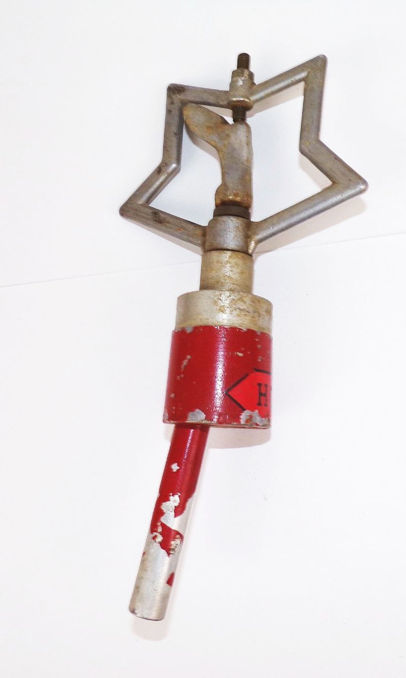 Alter Rasensprenger Horst Sprenger Sprühregner Bewässerung Garten Alu DDR