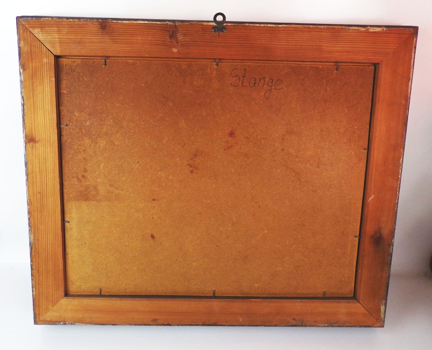 Ölgemälde Oberlausitz Umgebindehaus Fachwerkhaus Hummel 