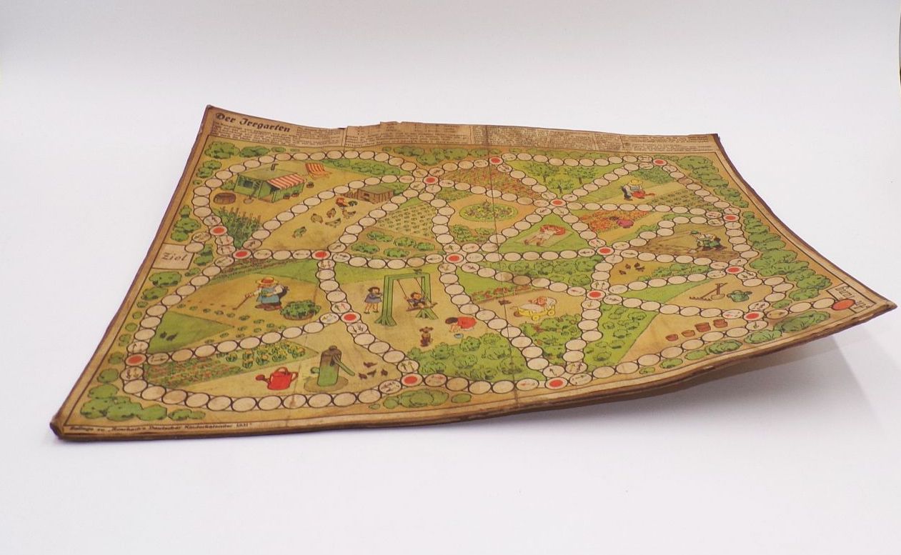 Der Irrgarten Spielplan Brettspiel Auerbach Beilage 1931 Der Irrgarten Spielplan Brettspiel Auerbach Beilage 1931