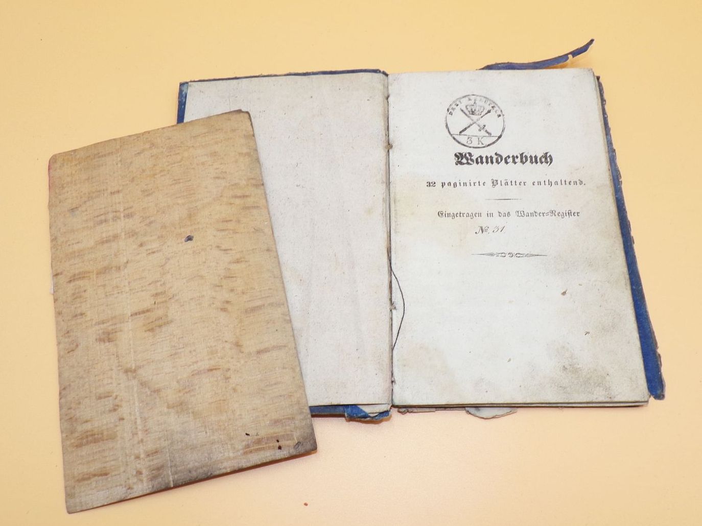 Altes Wanderbuch Tirschenreuth Bayern 1845 bis 1859