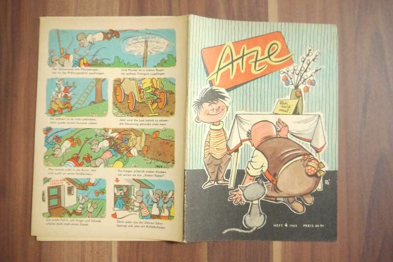 Atze Vati such mal 1963 Heft 4 DDR Comic Kinder Zeitschrift