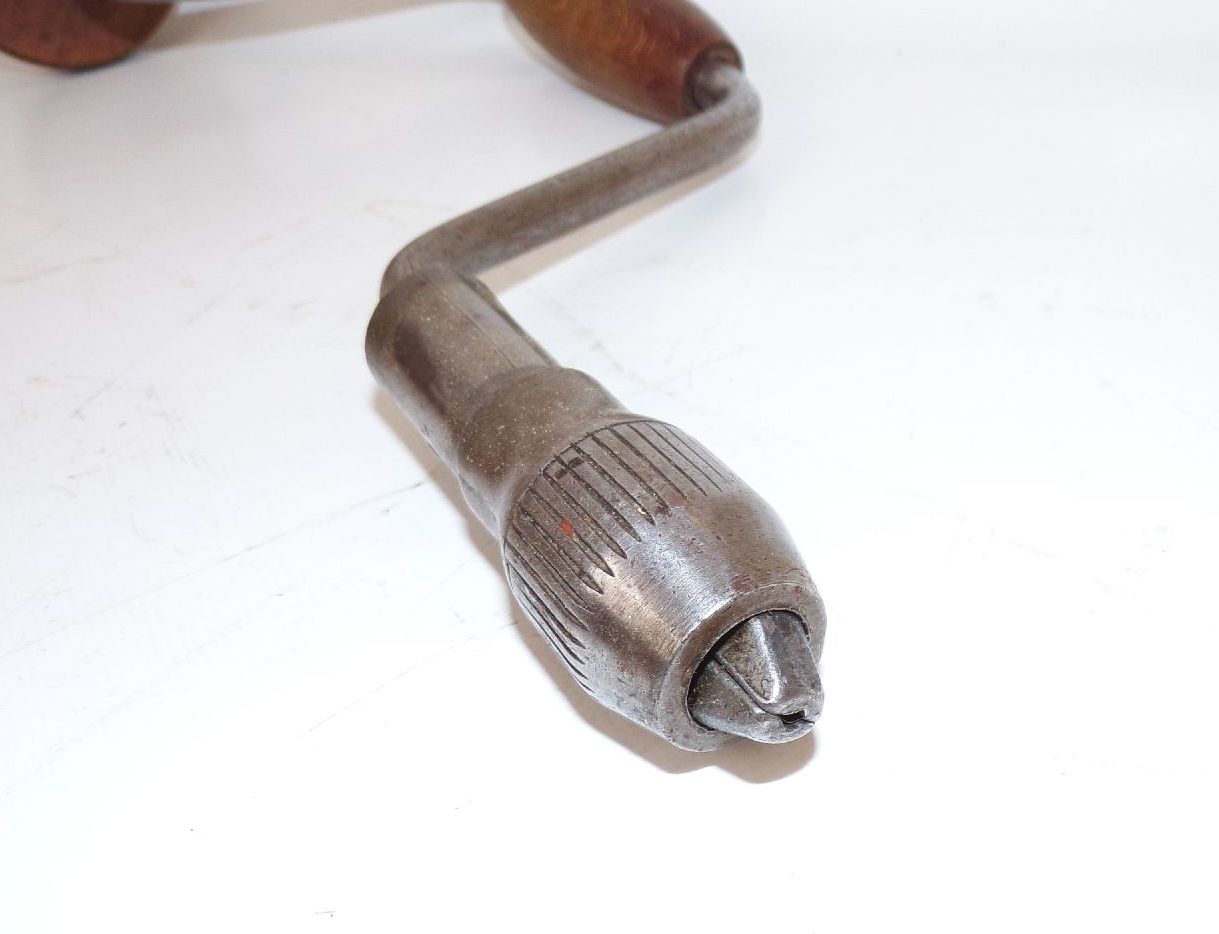 Alter Handkurbel Bohrer Tischler Schreiner Vintage Werkzeug