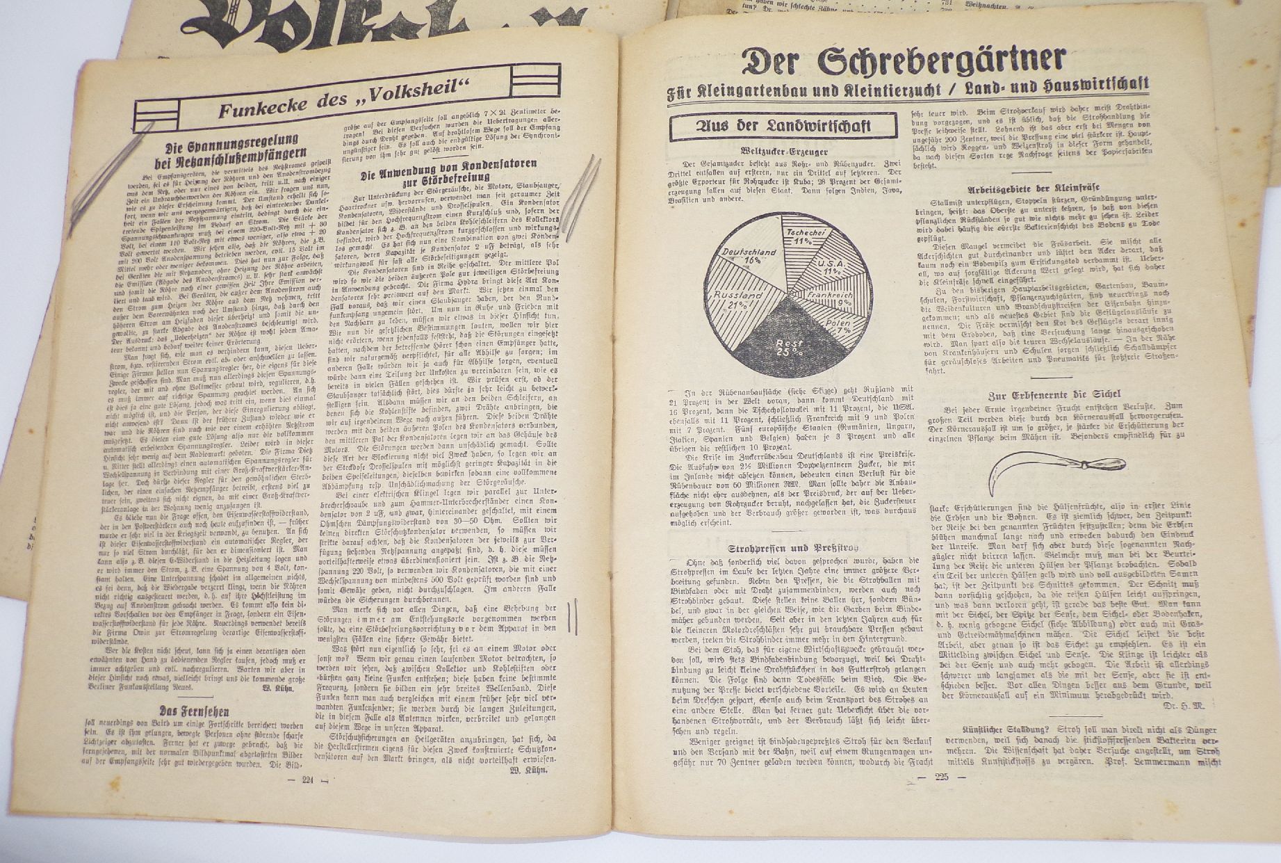 Volksheil 6 Stück Wochenschrift Gesundheit Reform Heilkunde Zeitung Medizin