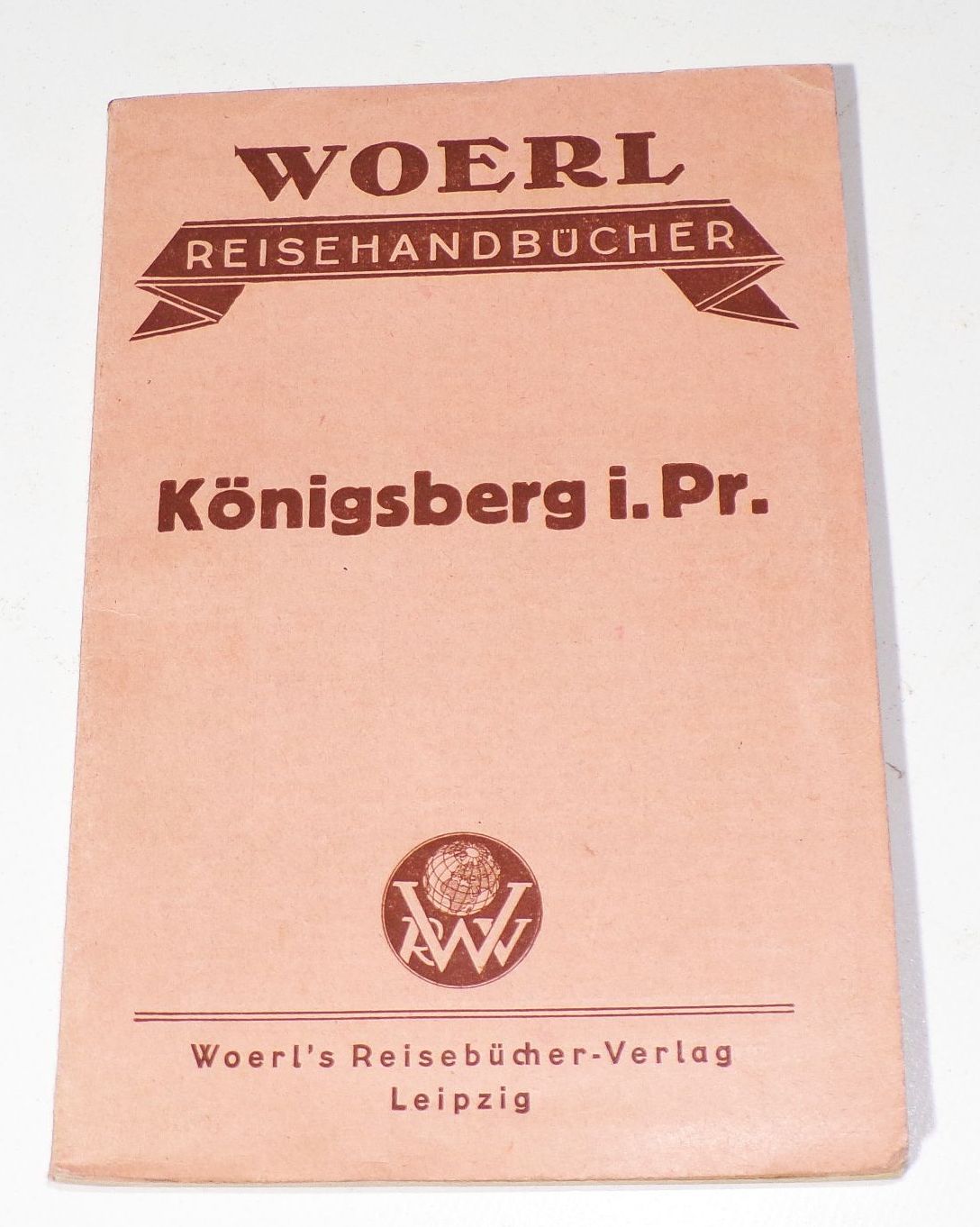 Woerl Reisehandbücher Königsberg 1926 Kaliningrad Ostpreußen 
