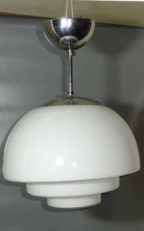 Mithras Deckenlampe August Walter Bauhaus Art Deco Lampe Hängelampe 