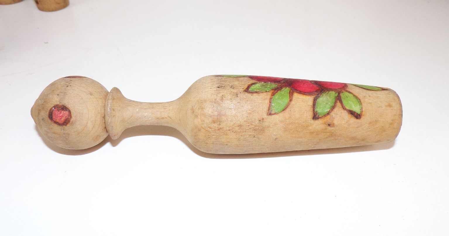 Altes Kegelspiel Holz Kegeln Vintage 