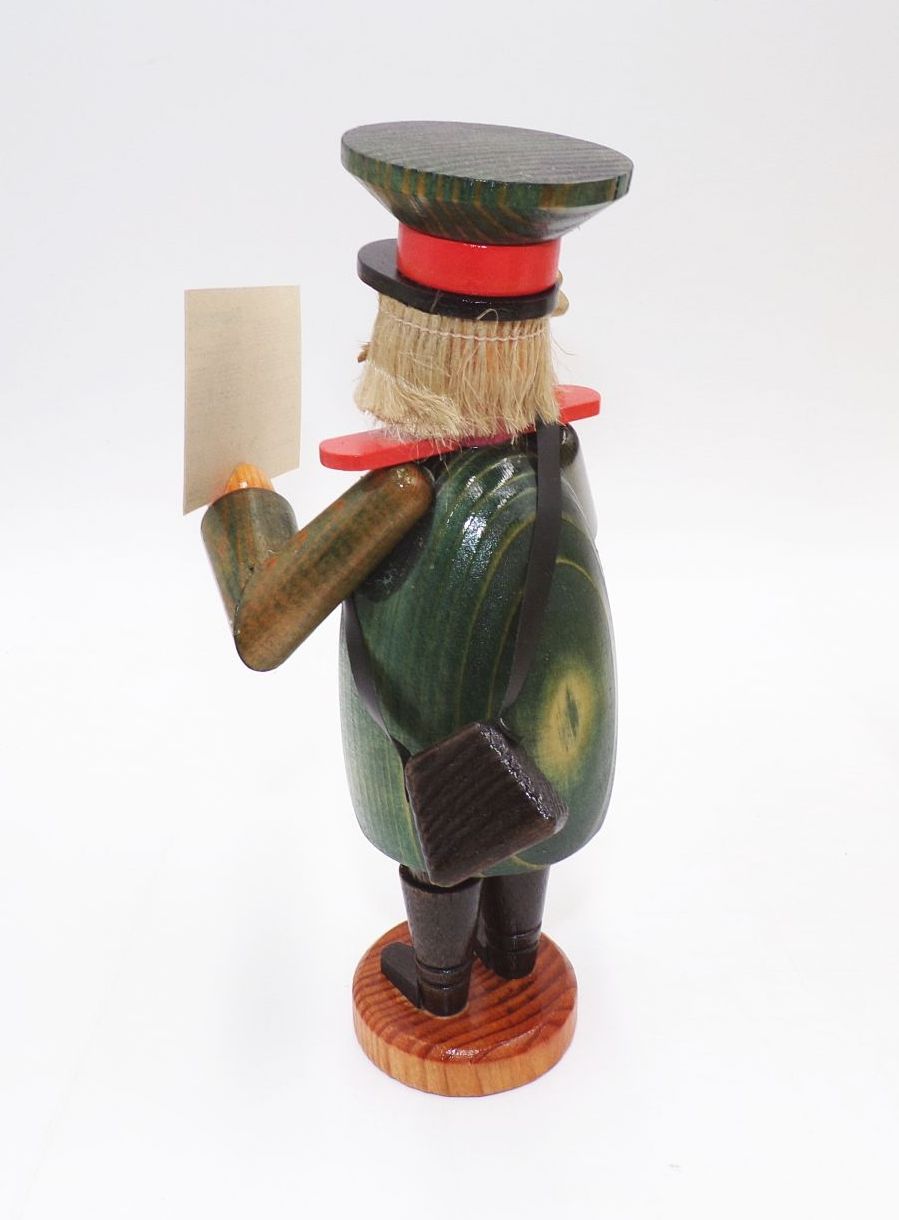 Alter Erzgebirge Räuchermännchen Dorfschulze DDR mit Originalkarton Alter Erzgebirge Räuchermännchen Dorfschulze DDR mit Originalkarton