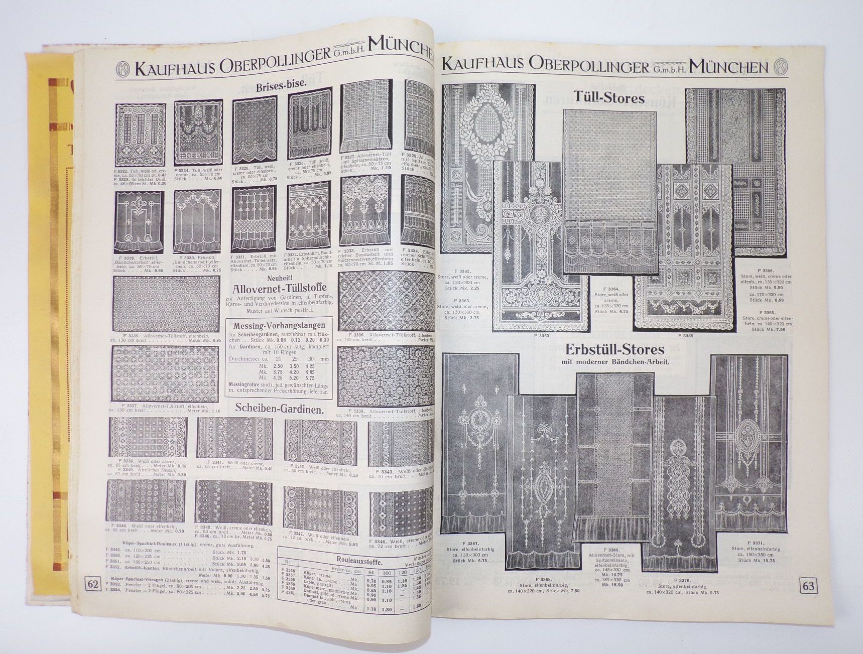 Alter Katalog Kaufhaus Oberpollinger München 1913 Mode Spielwaren Lampen