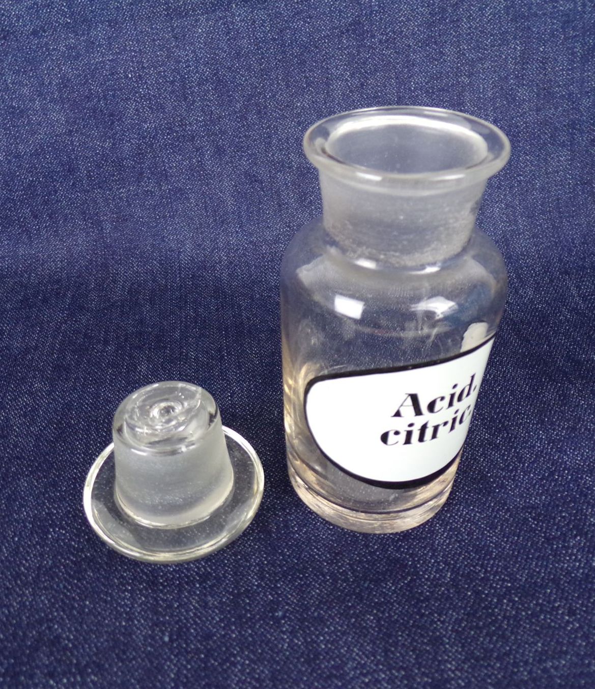 Alte Apothekergefäß Acid Citric Vorratsgefäß Deko Apothekerflasche