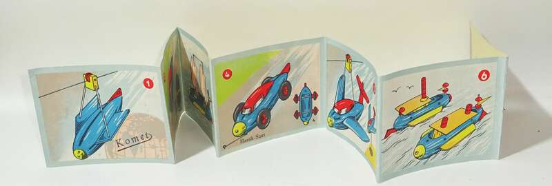 DDR Baukasten Modell Konstruktion Komet 1960er Spielzeug