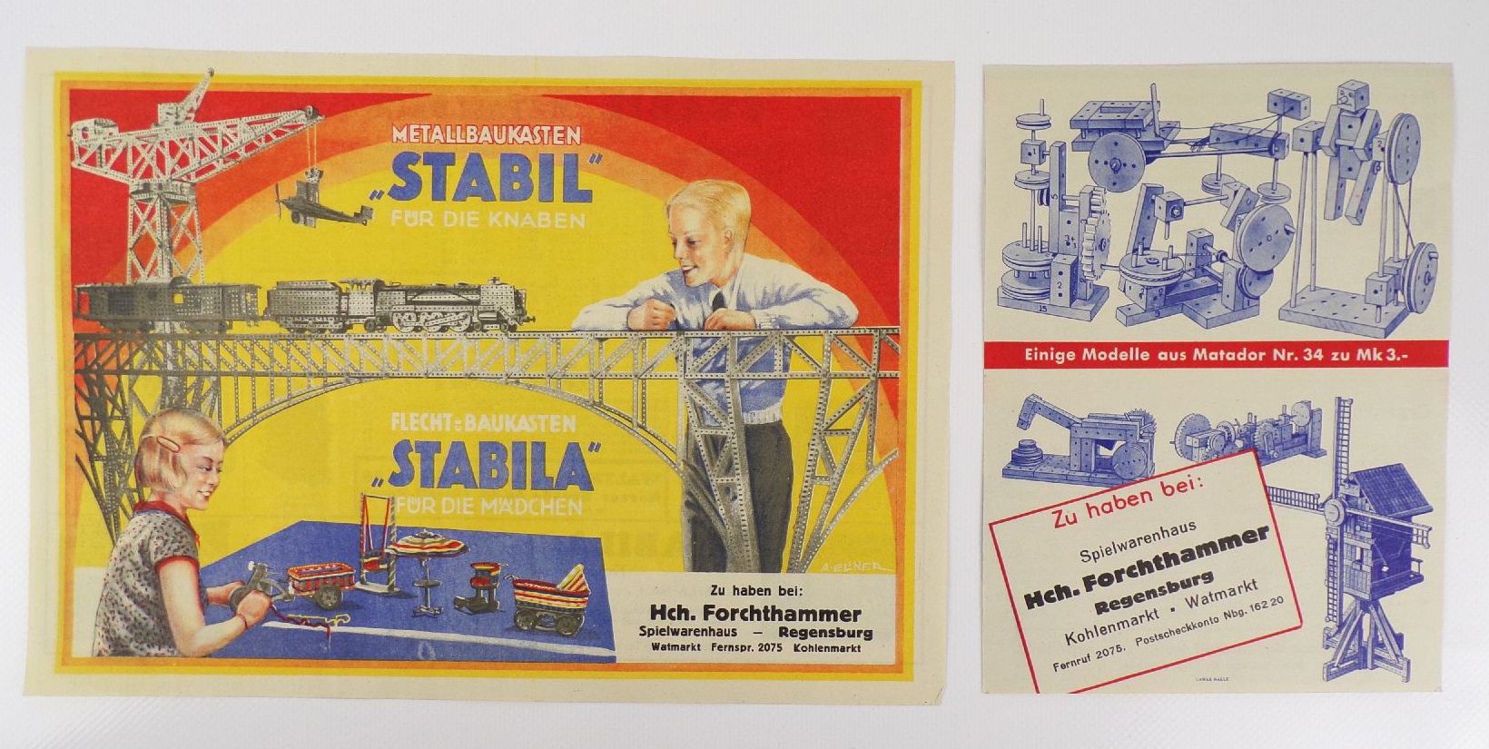 Alter Spielzeug Katalog 1933 Forchthammer Regensburg Alter Spielzeug Katalog 1933 Forchthammer Regensburg