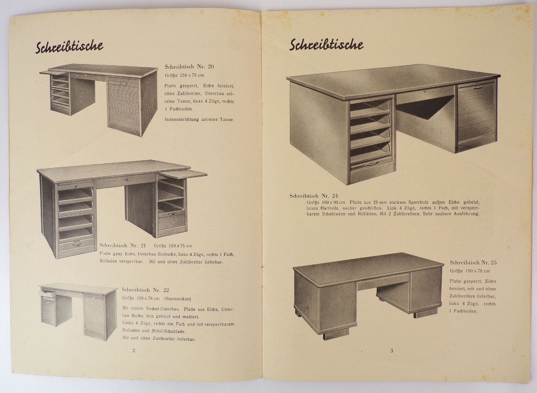 Alter Katalog Büro Möbel Bensegger Rosenheim 1930 er 