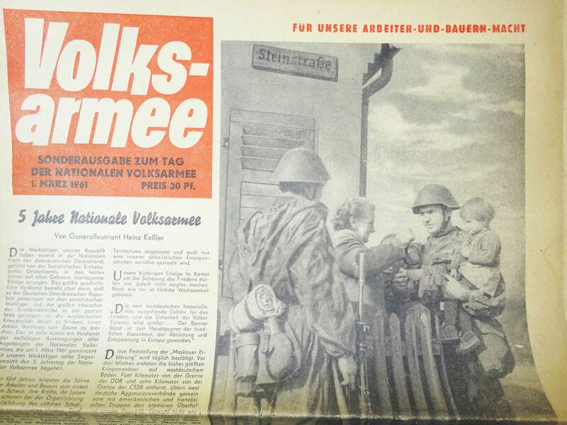 Volksarmee Sonderausgabe zum Tag der NVA 1 März 1961 DDR