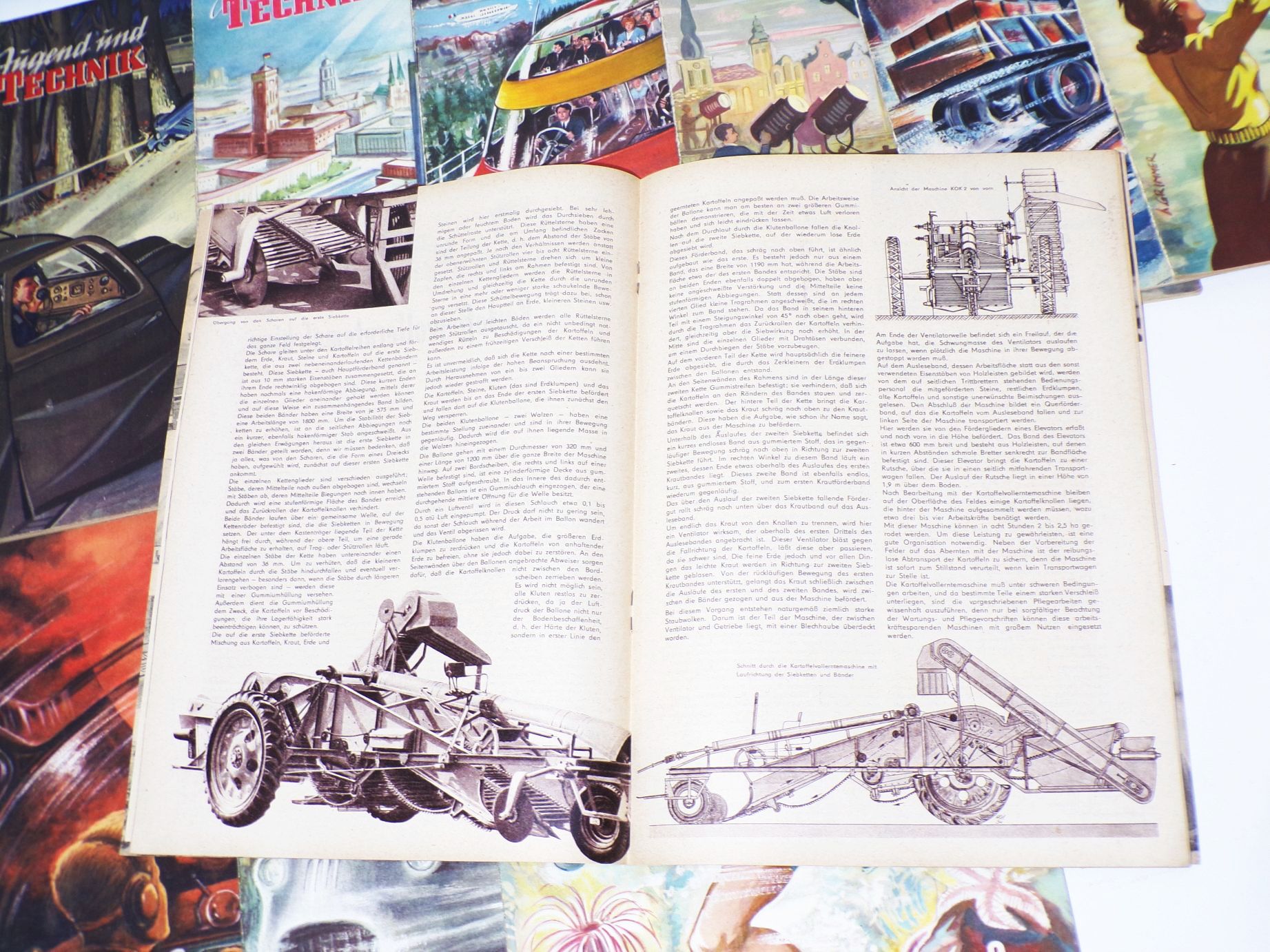 Jugend und Technik kompletter Jahrgang 12 Hefte 1954 