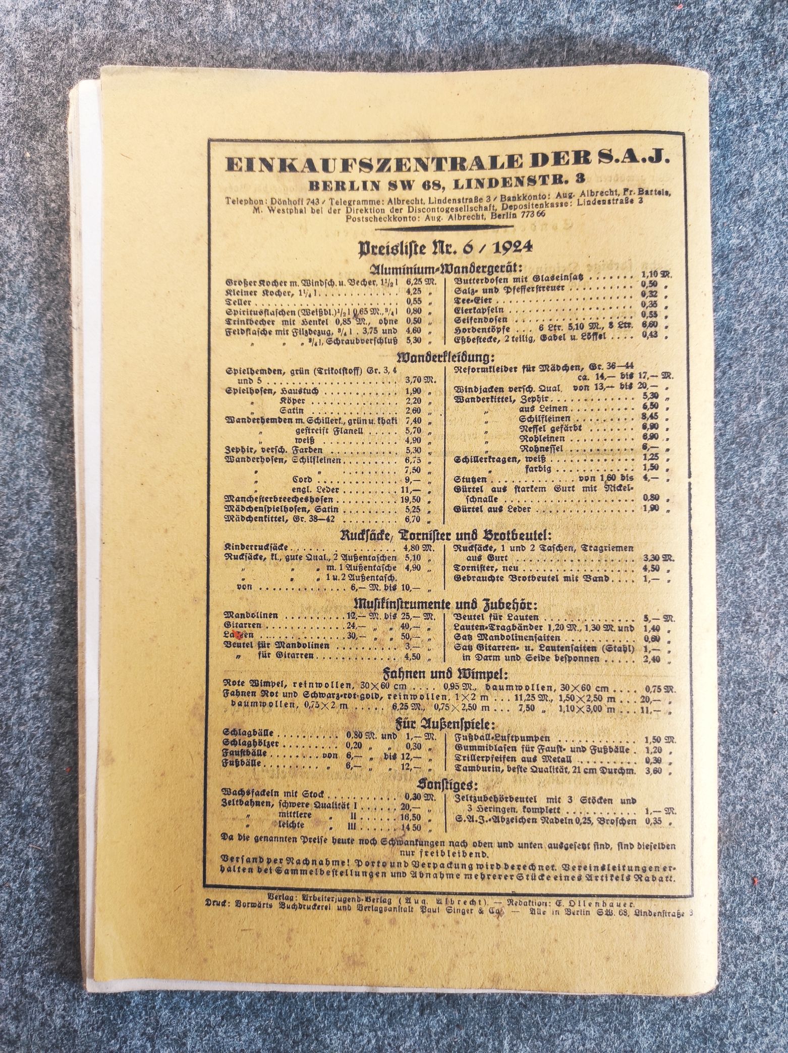 Arbeiter Jugend Heft 6 Unsere Reichskonferenz 1924 Arbeiter Jugend Heft 6 Unsere Reichskonferenz 1924